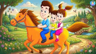 Lakdi Ki Kathi - लकड़ी की काठी | Popular Hindi Children Song | Animated Video For Kids | #cartoon