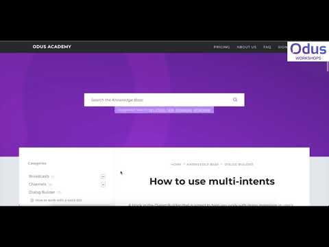 Odus: How It Works (tutorial)