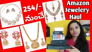 Amazon Jewellery Haul In Telugu/Amazon Jewellery Set Haul In Telugu/Amazon Jewellery Sets With Price