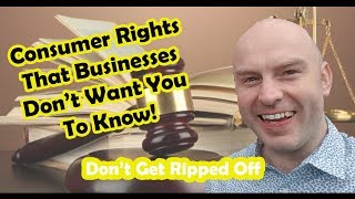 Faulty Product or Poor Service?  Consumer Rights Everyone Should Know