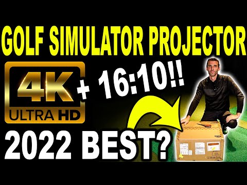 Best Golf Simulator Projector for 2024? BenQ LK936ST REVIEW! 4K + 16:10!