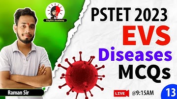 PSTET 2023 | EVS Diseases Questions 13 | Skylite Academy