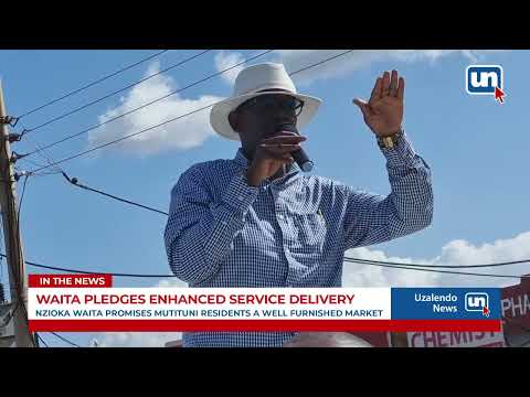 Waita Pledges Enhanced Service Delivery In Machakos