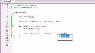 Buckys C Programming Tutorials   33   Create an Array Using Loops