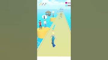 Makeover Run👸👗All Levels Gameplay Android, iOS #shorts