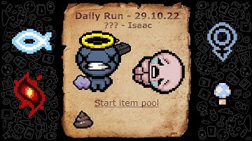 Daily run (29.10.22) - No Rush - The binding of Isaac: Repentance