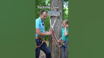Backside Clove Technique for Rappel Transition #climbing #rappelling #rockclimbing