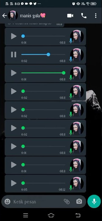 mentahan suara vn cewek manja buat manasin temen