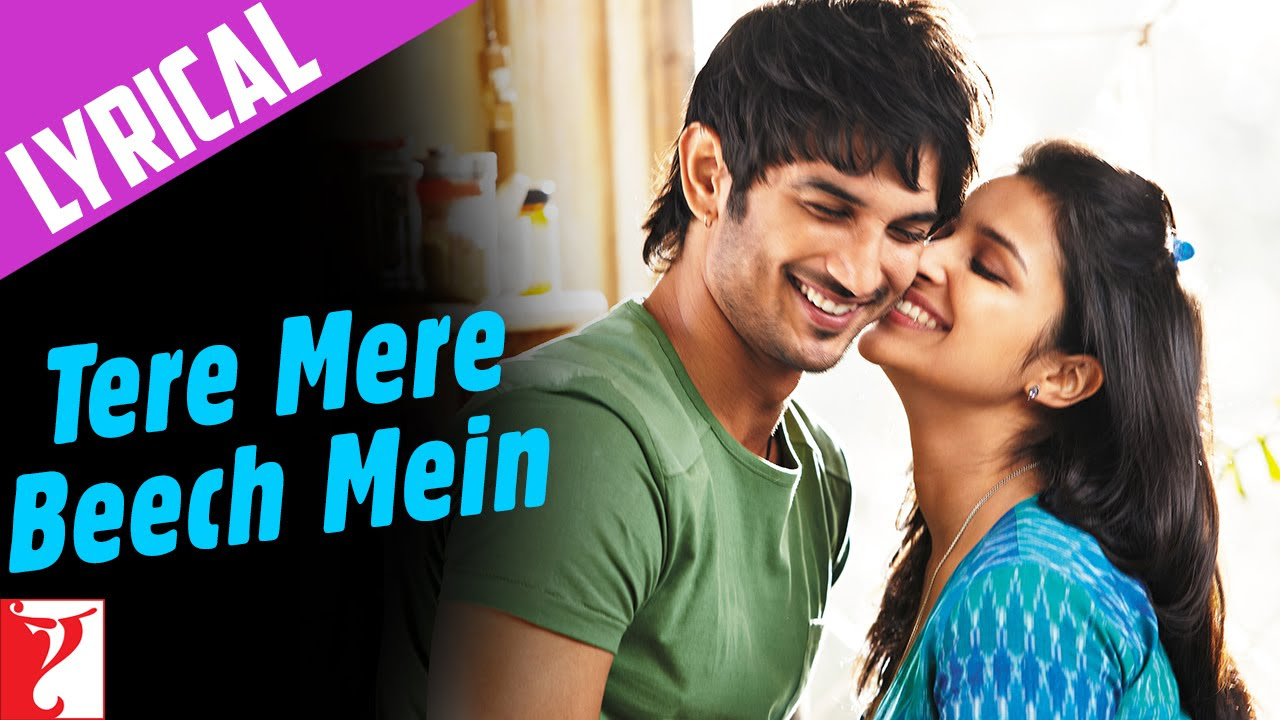 Lyrical Tere Mere Beech Mein Full Song with Lyrics  Shuddh Desi Romance  Jaideep Sahni