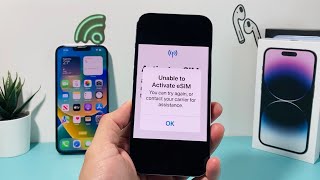 How to Fix Unable to Activate eSIM