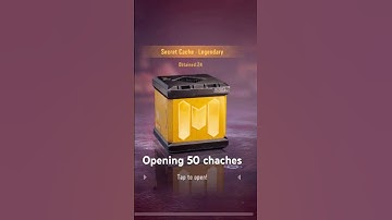 Opening 50 Secret Caches | CODM