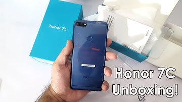 Huawei Honor 7C Unboxing, Setup & First Impressions!