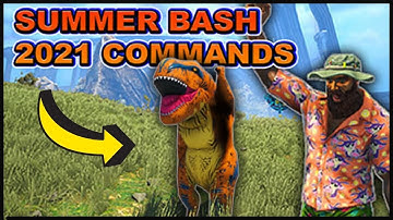 ALL Ark Summer Bash 2021 Commands | NEW Emotes, Chibis & Ark Summer Skins GFI ! PLUS Event Code