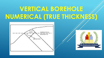 Vertical borehole numerical (True thickness) Gate 2021 Geology and geophysics (Structural geology)
