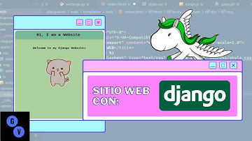 Creando SITIO WEB con DJANGO - Carga de ARCHIVOS ESTÁTICOS en DJANGO