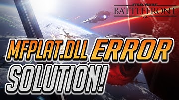 How to Fix Star Wars Battlefront II Invalid License.  Missing DLL: [mfplat.dll] Error 0x7E