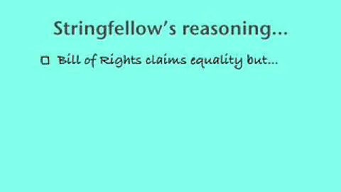 Mark Pearce discusses William Stringfellow