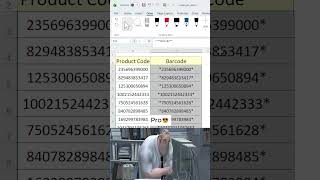 Create BarCode in Excel 🖱️📊|@manivasagan-rm | #finance #microsoftoffice #excel