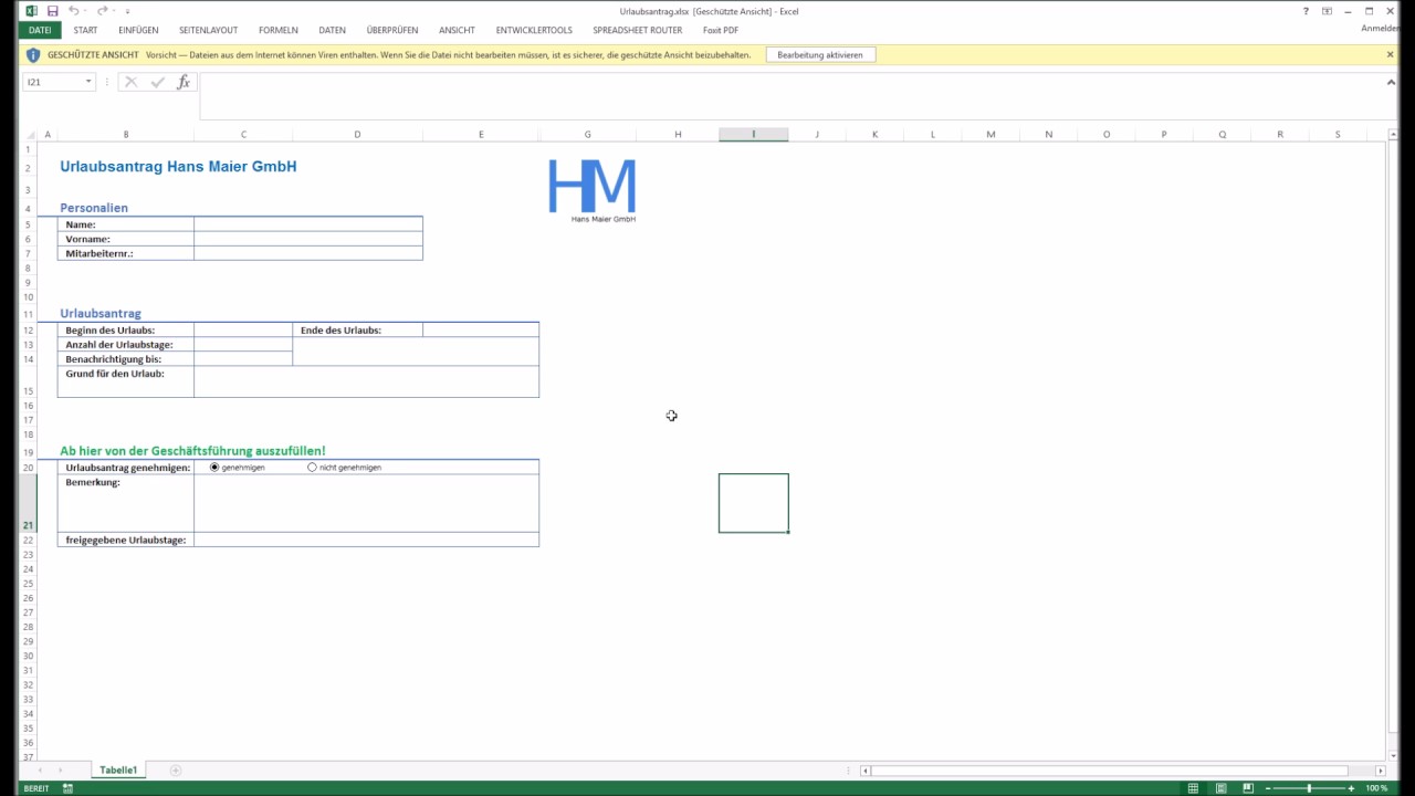 Youtube Video: Spreadsheet Router Tutorial: Geschützte Ansicht in Excel deaktivieren