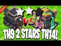 TH9 2 Stars TH14s to get to Legends League! - Clash of Clans