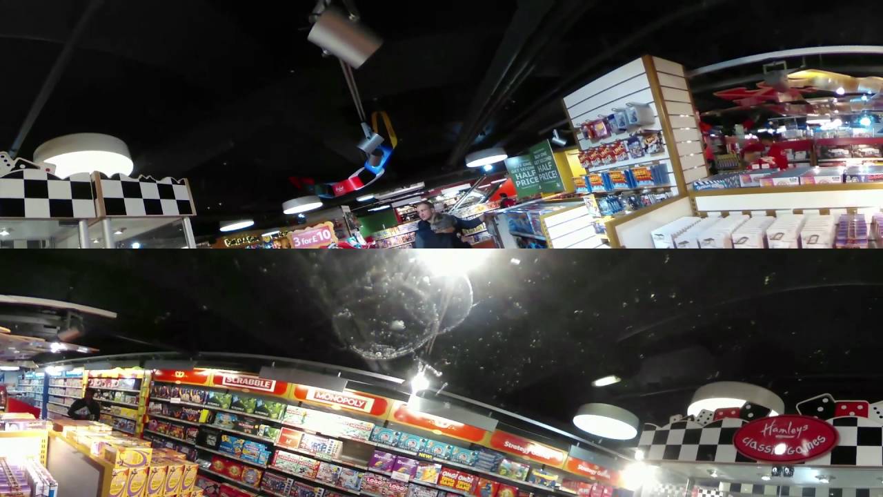Hamley's Toy Store in London in 360 Degree Video 1920x1080
