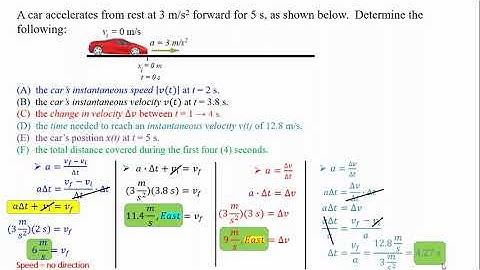 Kinematics_1.1 (Constant Non-Zero Acceleration)