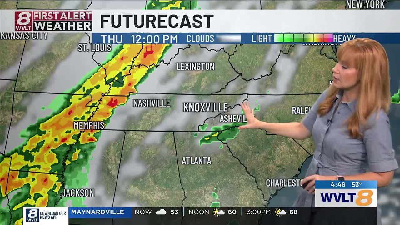 Warming trend to gusty winds this week, cold front on the way - YouTube