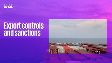 KPMG Trade & Customs – Export controls and sanctions