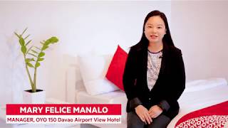 Oyo 150 Davao Airport View Hotel Partner Testimonial Featuring Ms. Mary Felice