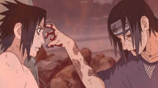 تصميم موت ايتاشي مع ساسكي حزين 😭💔//Sad Itachi death design with Sasuke