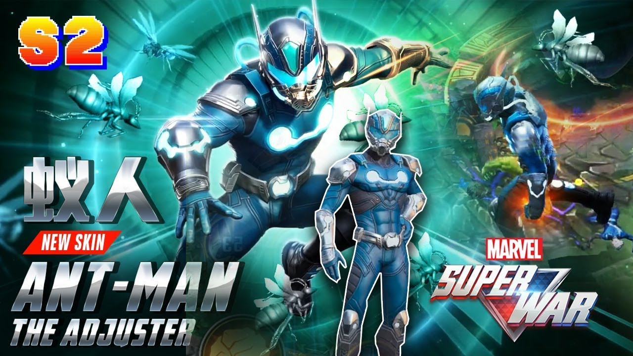 ANT-MAN Season exclusive skin in Season 2 - The Adjuster skin gameplay