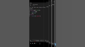 While -else in python #python #youtube #programming #shorts