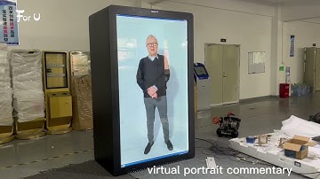 86 inch advertising player transparent LCD display showcase