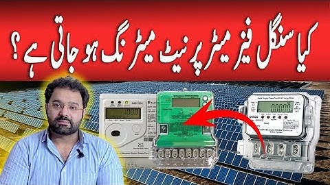 Net Metering on Single-Phase Meter – Is It Possible?