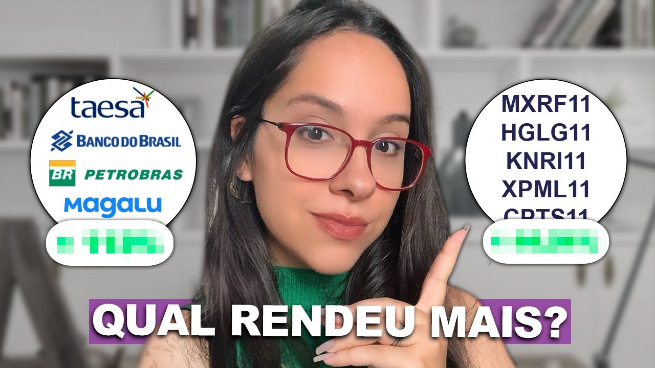 Testei MIL REAIS em FUNDOS IMOBILIÁRIOS e em AÇÕES por 5 ANOS! E esse foi o que MAIS RENDEU...