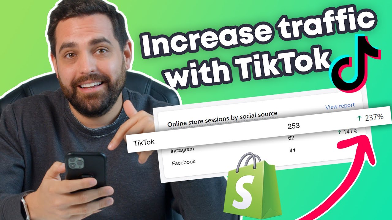 How to Drive Traffic to Your Shopify Store Using TikTok - YouTube