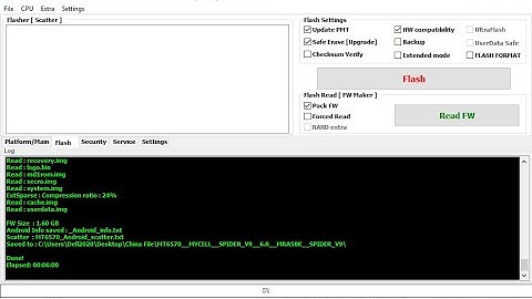 Mycell Spider V9 Flash File CM2 Read Firmware