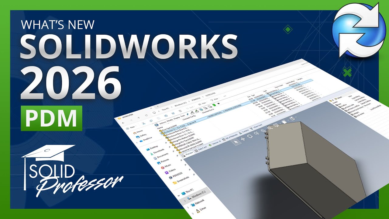 SOLIDWORKS 2026 - Recover PDM Data from Another User/Machine (Transfer ...