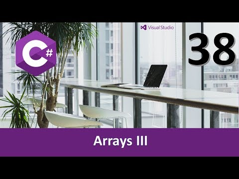Curso C#.  Arrays III y bucle FOR. Vídeo 38