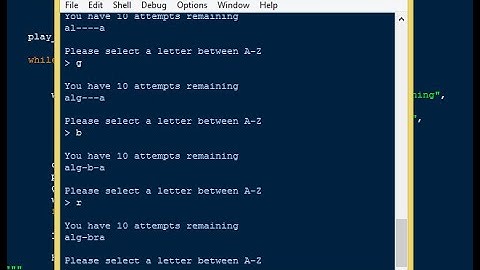 Simple Guessing Word Game using Python
