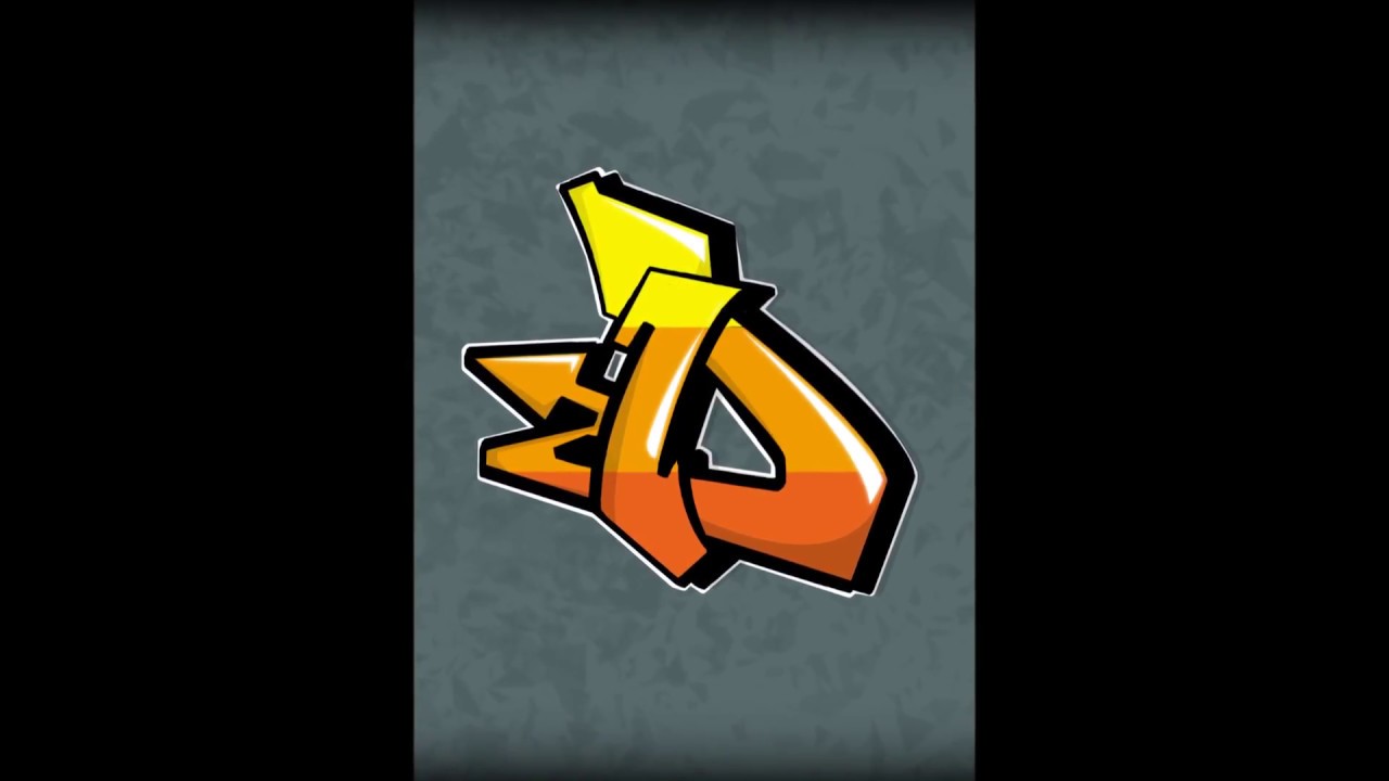Graffiti Harfleri 4 D harfi nasıl yapılır? How to make letter D