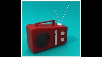 Stylized Radio Model in Autodesk Maya Tutorial....