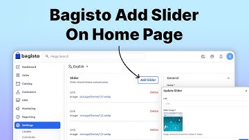 Add A Slider In Bagisto On Home Page - Overview