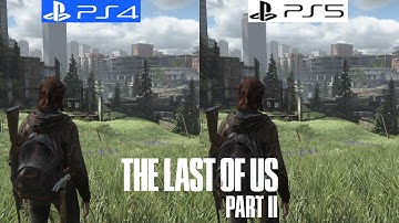 The Last of Us Part II PS4 vs PS5 Remastered - Graphics Comparison - Framerate - 4K - Loading Times