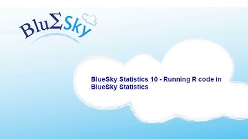 BlueSky Statistics 10 - Running R Code in BlueSky Statistics