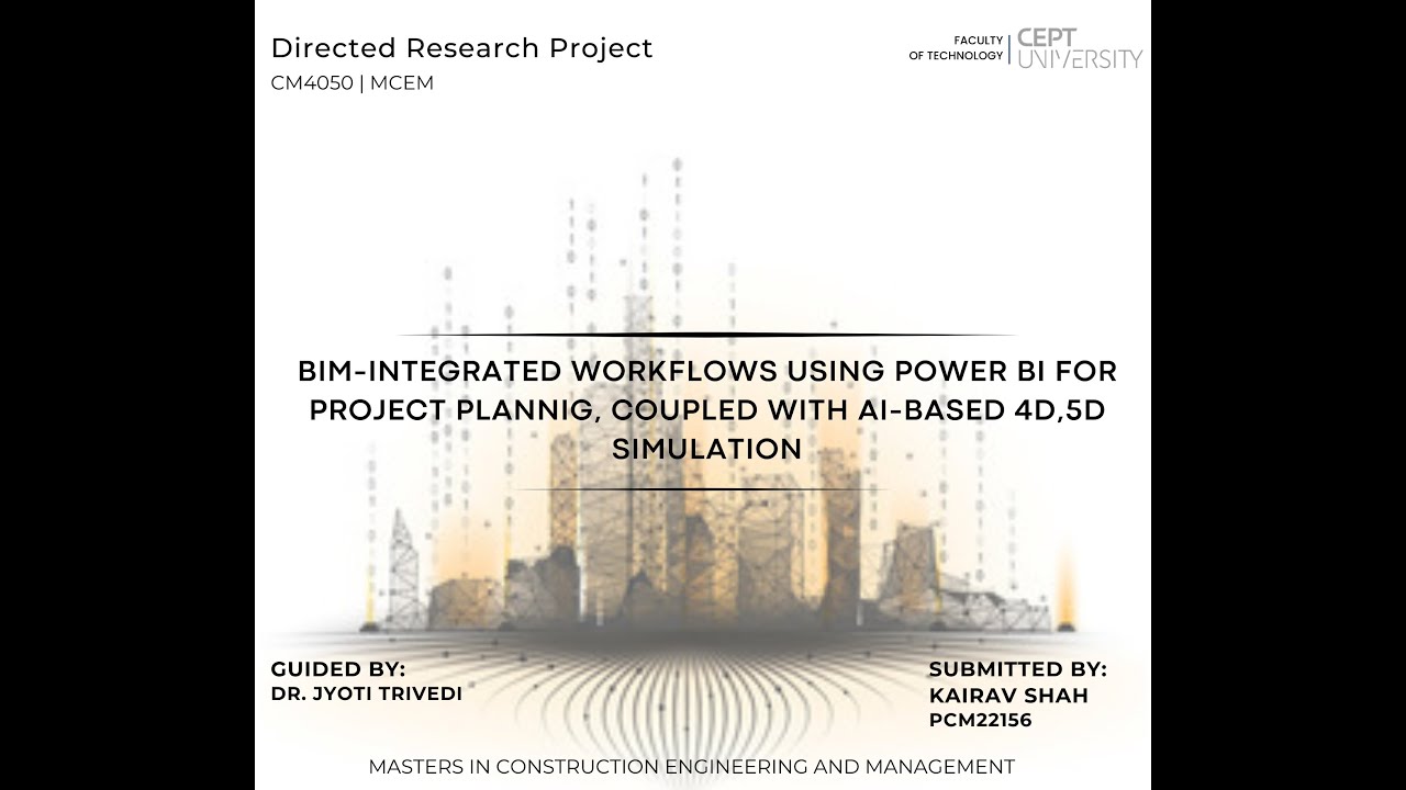 BIM-INTEGRATED WORKFLOWS USING POWER BI FOR PROJECT PLANNING-AI BASED ...