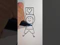 how to easy draw a cute boy kid step by step! #easydraw #doodleart #drawingtutorials #drawingideas