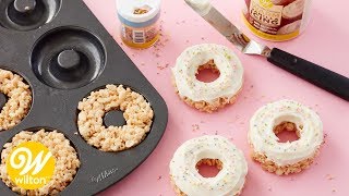 How to Make Easy Rice Cereal Treat Donuts | Wilton