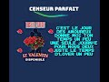 Censeur parfait  st valentin  lyrics