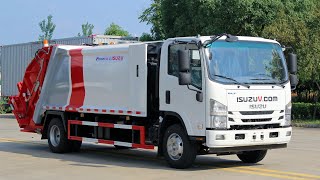 ISUZU ELF/NPR 10cbm Garbage compactor truck Isuzu Garbage Compactor Truck